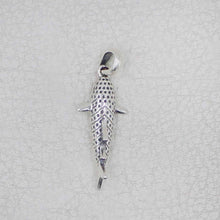 Silver Shark Fish Pendant – Ocean-Inspired Jewelry