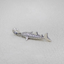 Silver Shark Fish Pendant – Ocean-Inspired Jewelry