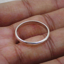 925 Sterling Silver Classic Plain Band Ring