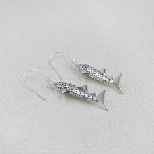Sterling Silver Fish Earrings – Unique Nautical Statement Earrings