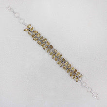 Handcrafted Sterling Silver Citrine Multi-Shape Gemstone Bracelet