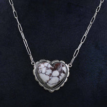 White Horse Jasper Necklace – Sterling Silver Jewelry