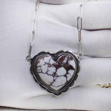 White Horse Jasper Necklace – Sterling Silver Jewelry