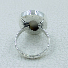 Scenic Dendritic Agate Sterling Silver Ring