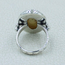 Scenic Dendritic Agate 925 Silver Ring