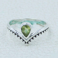 Buy 925 Sterling Silver Ring - Peridot Ring