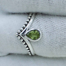 Buy 925 Sterling Silver Ring - Peridot Ring