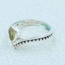 Natural Citrine Sterling Silver Ring