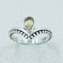 Natural Citrine Sterling Silver Ring