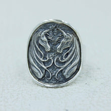 Mythical Animal Horse Silver Ring