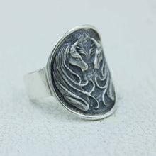 Mythical Animal Horse Silver Ring
