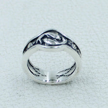 Yin Yang Carp Koi Fish Ornament Ring 925 SOLID STERLING SILVER