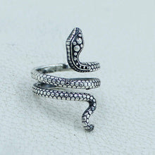 925 STERLING SILVER ADJUSTABLE SNAKE RING