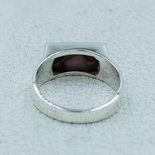 Purple Oyster Turquoise Sterling Silver Ring
