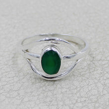 Elegant Oval Gemstone Silver Ring – Multicolor Gemstone Statement Ring
