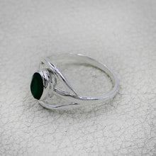 Elegant Oval Gemstone Silver Ring – Multicolor Gemstone Statement Ring