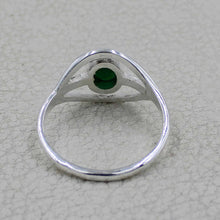 Elegant Oval Gemstone Silver Ring – Multicolor Gemstone Statement Ring