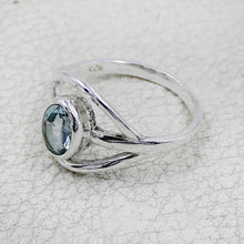Elegant Oval Gemstone Silver Ring – Multicolor Gemstone Statement Ring