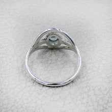 Elegant Oval Gemstone Silver Ring – Multicolor Gemstone Statement Ring