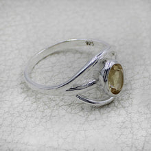 Elegant Oval Gemstone Silver Ring – Multicolor Gemstone Statement Ring