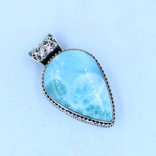 925 Silver Designer Larimar Pendant