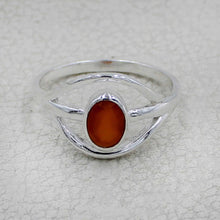 Elegant Oval Gemstone Silver Ring – Multicolor Gemstone Statement Ring
