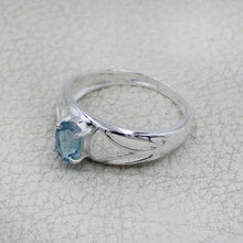 925 Sterling Silver Oval Gemstone Ring Openwork Design