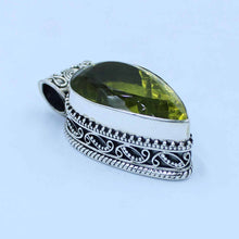 Lemon Quartz Sterling Silver Pendant