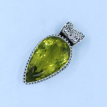 Lemon Quartz Sterling Silver Pendant