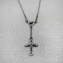 Silver Heart & Cross Pendant Necklace – Faith Inspired Dainty Chain