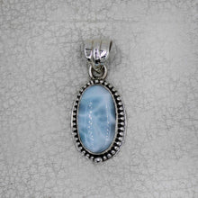 Larimar Oval Cabochon Pendant