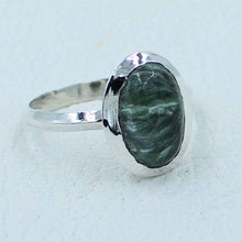 925 Sterling Silver Seraphinite Ring