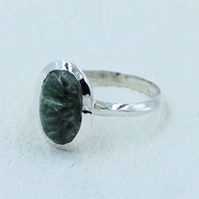 925 Sterling Silver Seraphinite Ring
