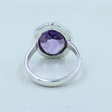 Amethyst Sterling Silver Designer Ring