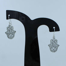 925 Sterling Silver Hamsa Earrings for Women