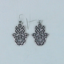 925 Sterling Silver Hamsa Earrings for Women
