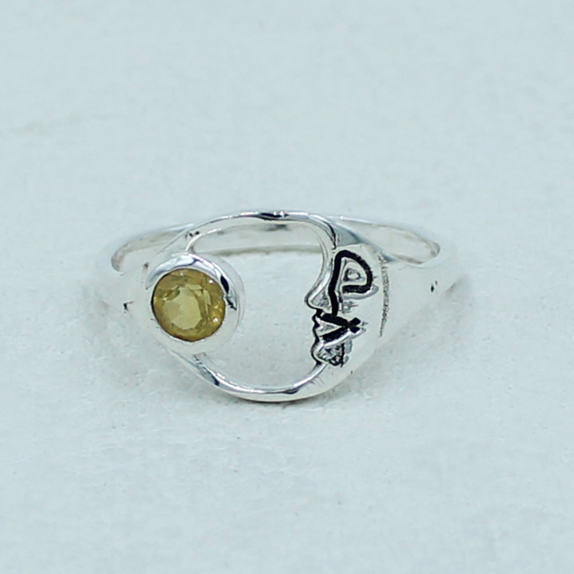 Citrine Sterling Silver Ring