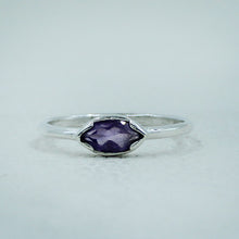 925 Sterling Silver Amethyst Ring