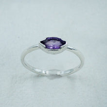 925 Sterling Silver Amethyst Ring