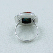 Spiny Oyster Turquoise Ring Size 10