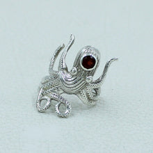 Octopus Ring in 925 Sterling Silver