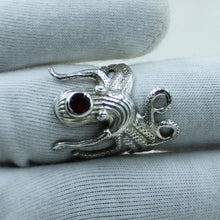 Octopus Ring in 925 Sterling Silver