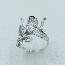 Octopus Ring in 925 Sterling Silver