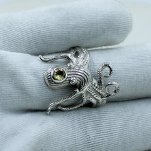 Octopus Ring in 925 Sterling Silver