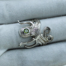 Octopus Ring in 925 Sterling Silver