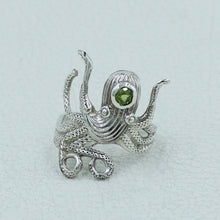 Octopus Ring in 925 Sterling Silver