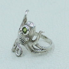 Octopus Ring in 925 Sterling Silver