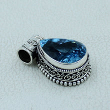 Swiss Blue Topaz with Sterling Silver Jewelry