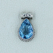 Swiss Blue Topaz with Sterling Silver Jewelry