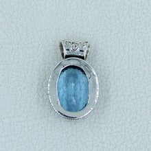 Blue Topaz 925 Silver Pendant